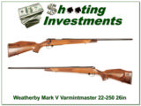  Weatherby Mark V Varmintmaster 26in 22-250! - 1 of 4