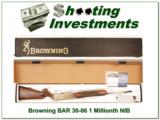  Browning BAR 1 Millionth 30-06 NIB! - 1 of 4