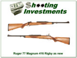  Ruger 77 Safari Magnum 416 Rigby as new! - 1 of 4