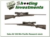  Sako AV 338 Winchester Mag Pacific Research stock! - 1 of 4