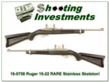 Ruger 10-22 Rare Stainless All-Weather Skeleton! - 1 of 4