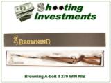  Browning A-bolt II Medallion 270 last of the new ones! - 1 of 4