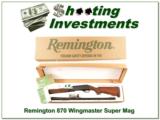 Remington 870 Wingmaster Super Magnum 3.5in 12 Gauge in box! - 1 of 4