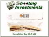 Henry Silver Boy 22LR NIB! - 1 of 4