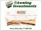 Henry Silver Boy hard to find 17 HMR NIB! - 1 of 4