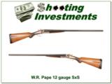  WR W.R. Pape 12 gauge Double Side by Side - 1 of 4