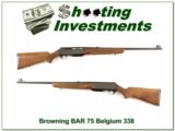 Browning BAR 75 Belgium 338 Win Mag Collector Cond! - 1 of 4