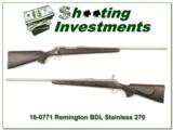 Remington 700 BDL Stainless 270 Winchester - 1 of 4
