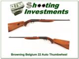 Browning 57 Belgium 22 auto Collector Thumbwheel! - 1 of 4