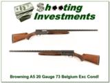 Browning A5 Light 20 73 Belgium Vent Rib! - 1 of 4