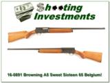 Browning A5 Sweet Sixteen 65 Belgium Blond! - 1 of 4