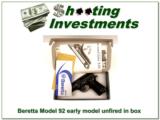  Beretta Model 92 Early Italian made NIB! - 1 of 4