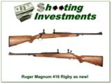  Ruger 77 Safari Magnum 416 Rigby as new! - 1 of 4