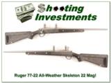  Ruger 77-22 All-Weather “Skeleton” 22 Mag Collector - 1 of 4