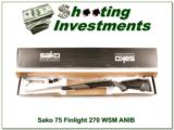 Sako 75 Finnlight SM Stainless 270 WSM ANIB! - 1 of 4