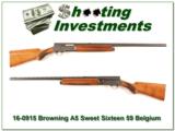 Browning A5 Sweet Sixteen 59 Belgium Vent Rib! - 1 of 4