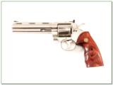 Colt Python 6in Polished Nickel 357 Magnum looks unfired! - 2 of 4