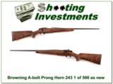 Browning Pronghorn 1 of 500 High Grade 243 looks new - 1 of 4