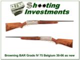 Browning BAR Grade IV 30-06 75 Belgium hand engraved! - 1 of 4