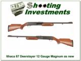 Ithaca model 87 12 Gauge Magnum Deerslayer Exc Cond! - 1 of 4