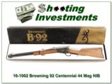 Browning Model 92 Centennial 44 mag NIB - 1 of 4