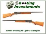 Browning A5 Light 12 64 Belgium Blond VR - 1 of 4