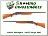 Remington 1100 20 gauge 28in Nice Wood! - 1 of 4