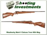  Weatherby Mark V Deluxe 7mm Wthy mag! - 1 of 4