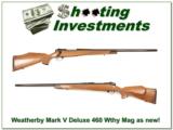  Weatherby Mark V Deluxe 460 Custom Shop as new! - 1 of 4