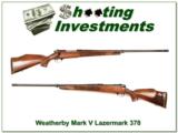  Weatherby Mark V Lazermark 5 panel 378! - 1 of 4