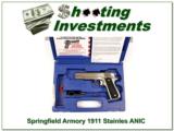  Springfield Armory 1911 Stainless ANIC - 1 of 4