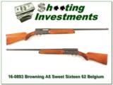 Browning A5 Sweet Sixteen 62 Belgium collector! - 1 of 4