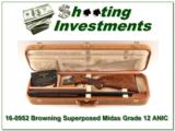 Browning Superposed Midas Grade 12 Ga Long Tang Round Knob! - 1 of 4