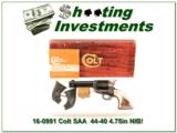 Colt SAA ANIB 4.75in 44 Special and 44-40 Cylinders! - 1 of 4