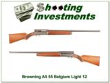 Browning A5 Light 12 55 Belgium Exc Cond! - 1 of 4