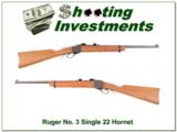 Ruger No. 3 older hard to find 22 Hornet Exc Cond! - 1 of 4