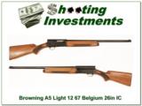 Browning A5 Light 12 67 Belgium 26in IC Blond - 1 of 4