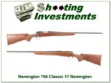 Remington 700 Classic in 17 Remington Exc Cond! - 1 of 4
