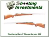 Weatherby Mark V Deluxe 26in German 300 Exc Cond! - 1 of 4