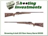 Browning A-bolt Laminate Varmint 223 Heavy Barrel with BOSS - 1 of 4