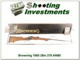 Browning 1885 Single Shot 270 Win 28in ANIB - 1 of 4