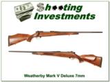  Weatherby Mark V Deluxe 7mm Wthy Mag Exc Cond! - 1 of 4