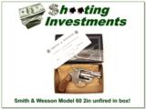  Smith and Wesson Model 60 no dash 2in stainless NIB! - 1 of 4