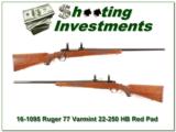 Ruger 77 Varmint 22-250 Red Pad Exc Cond! - 1 of 4