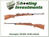 Remington BDL 30-06 Unfired nice wood! - 1 of 4