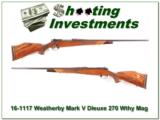 Weatherby Mark V Deluxe 270 Wthy Magnum - 1 of 4