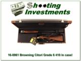 Browning Citori Grade 6 410 VI near new in case - 1 of 4