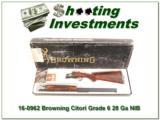 Browning Citori Grade 6 IV unfired in box 28 gauge! - 1 of 4