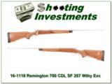 Remington 700 Stainless Walnut 257 Weatherby Magnum! - 1 of 4
