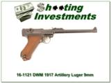 German DWM Artillery Luger made in 1917 9mm Exc cond - 1 of 4